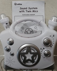 Lollipop Sound System with Twin Mics iPod MP3 Player Speaker