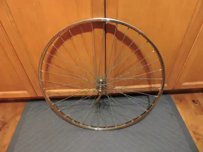 Roue de vélo avant Vintage 27 pouces en acier., View more