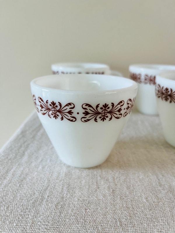 ANCHOR HOCKING COFFEE/TEA CUPS CIRCA 19501960 VINTAGE Arts