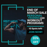 Personal Training END OF March SALE Missisauga 10 spots Left!