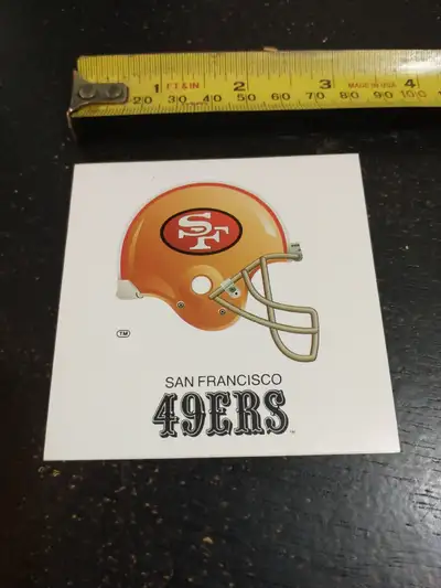 Beautiful NFL San Francisco 49ers football sricker, View more