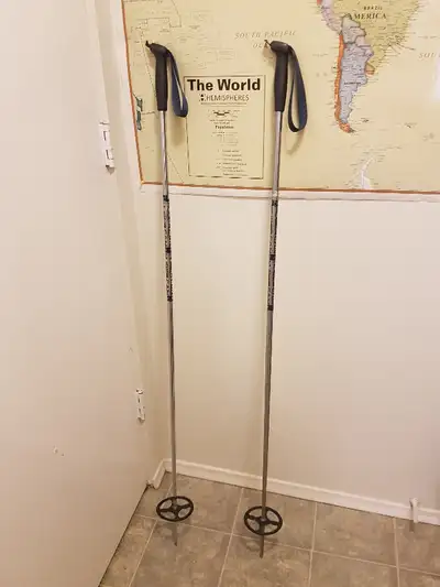 Skiing Hiking Poles Hubercan 51" or 130 cm Aluminum Like New, View more