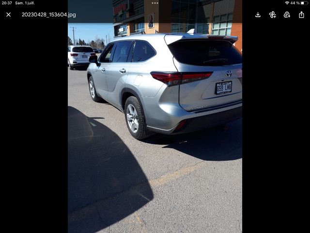 Toyota Highlander Hybrid dans Autos et camions  à Saguenay - Image 3