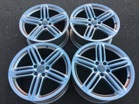 Set of Genuine Factory Audi A4 S4 19" S-Line rims in showrm cond