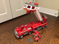 BIG Paw Pat Fire Engine and Small Fire Truck with pups 