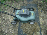 Electric lawnmower, Corded