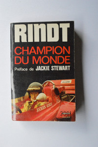 Jochen Rindt Champion du monde - Solar Editions 1971