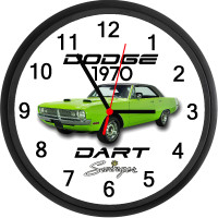 1970 Dodge Dart Swinger Custom Wall Clock - Brand New - MOPAR