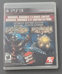 BIOSHOCK Ultimate Rapture Edition boxset PS3 PS4 Games 1 2 +more