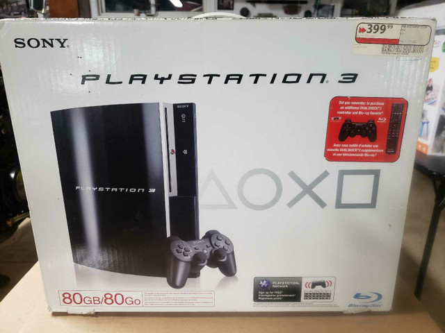 Fat Ps3 in original box in Sony Playstation 3 in St. Catharines