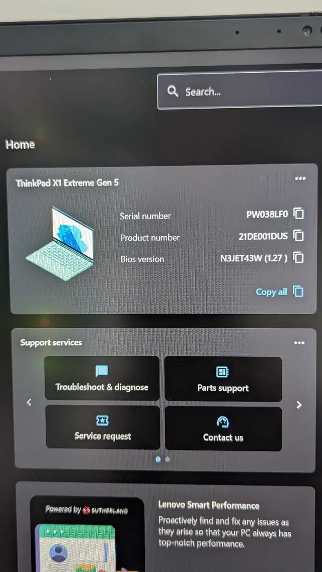 Laptop Lenovo ThinkPad X1 Extreme Gen 5 – i9 / RTX 3080 16Go / 1 in Desktop Computers in City of Montréal - Image 9