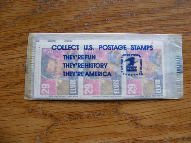 FS: 1993 "Elvis Presley" Commemorative USA Postal Stamp Issues in Arts & Collectibles in London - Image 2