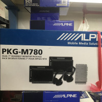 BNIB Alpine PKG-M780 Headrest Video Package 1 pair BNIB
