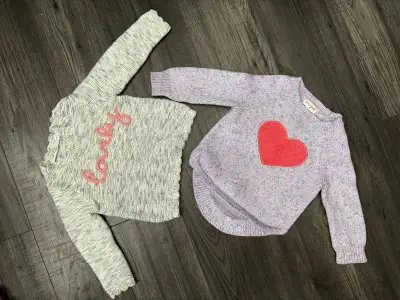2 Baby Knitted Sweatshirts 12-18 months, View more