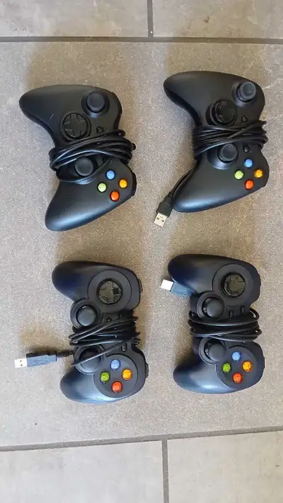 Microsoft and Logitech Xbox 360 Controllers, View more