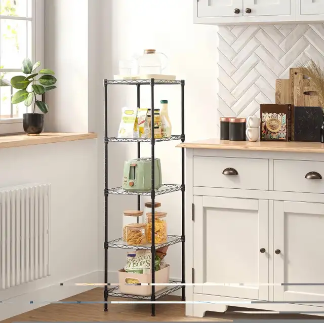 SONGMICS 5-Tier Adjustable Steel Storage Shelf in Bookcases & Shelving Units in Oshawa / Durham Region - Image 8