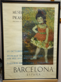 50 year old Picasso Poster – Framed