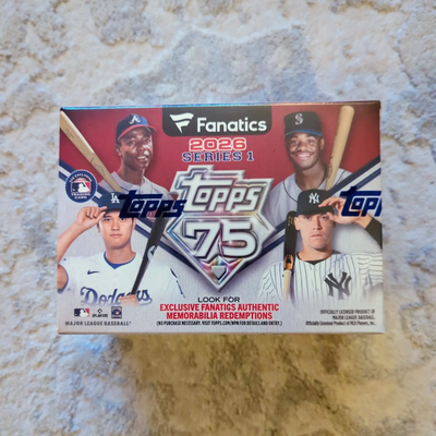 2026 Topps Baseball Series 1 Fanatics Exclusive Value Box, View more