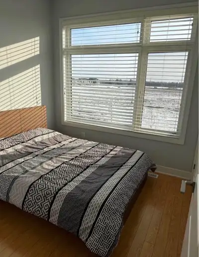 Private bedroom fully furnished available for rent with washroom, right opposite to bus stop, minute...