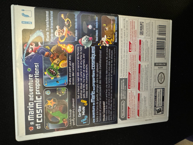 Super Mario Galaxy (Wii Game)  in Nintendo Wii in La Ronge - Image 2