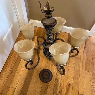 Beautiful Five Light Chandelier, View more