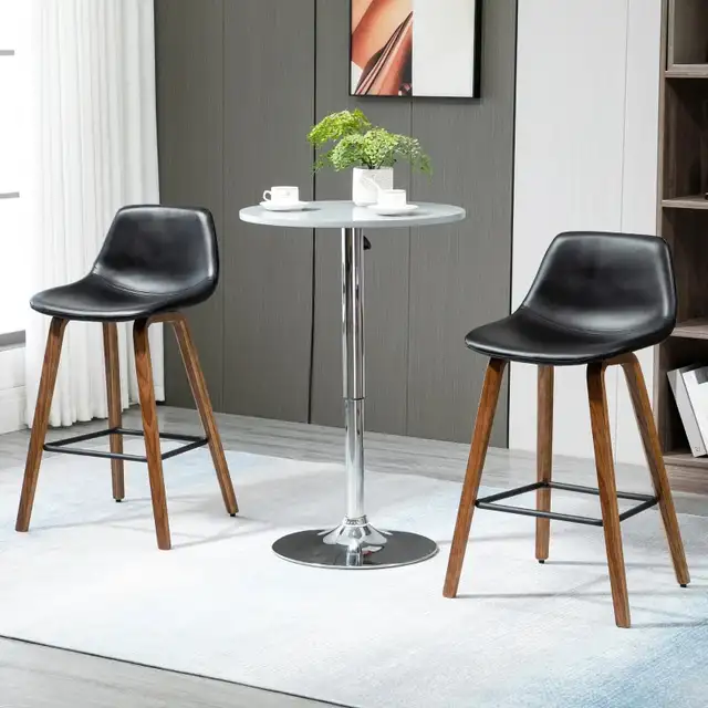 Mid-Back PU Leather Counter Height Bar stool Bar Chair in Chairs & Recliners in Markham / York Region - Image 7