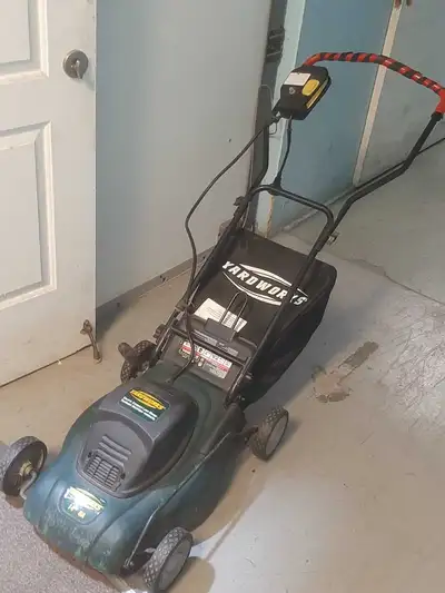 Yardworks 14-inch 8A Electric Lawn Mower, View more