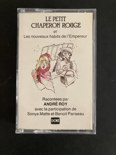 2 French Children's Cassettes Le Petit Chaperon Rouge Andre Roy, View more