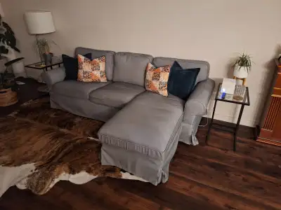 Sofa with chaise for sale - west Burlington and Hamilton, View more