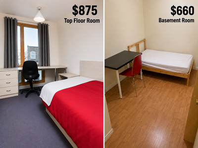 Rooms Available for Rent $660+ -washroom shared with one other person -furnished with bed, desk, cha...