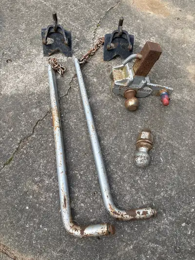This heavy-duty trailer hitch is up for grabs and ready to make your towing tasks a breeze! Showing...