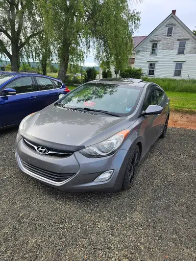 2013 Hyundai Elantra 6 speed manual. Or at least it was. Clutch just went out. Car is in good shape...