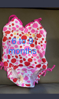 Baby girl swim suit 6-9 months 