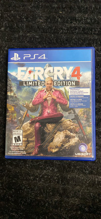Farcry 4 Limited Edition ps4