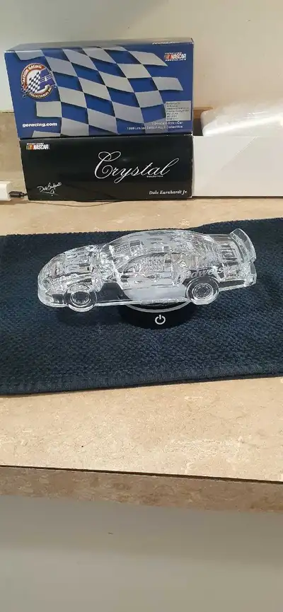 Dale Earnhardt Jr.Crystal Glass Car, View more