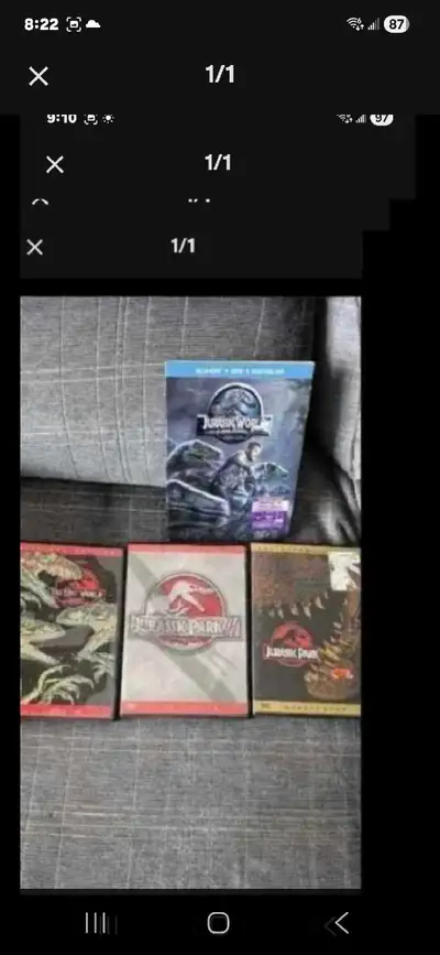 Jurassic Park Blu-Rays, View more