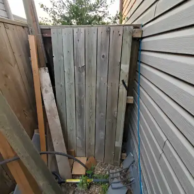 37.5" × 72" Backyard gate