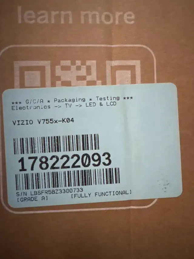 Vizio 75 inch 4K Smart TV SMART TV  in TVs in City of Montréal - Image 3