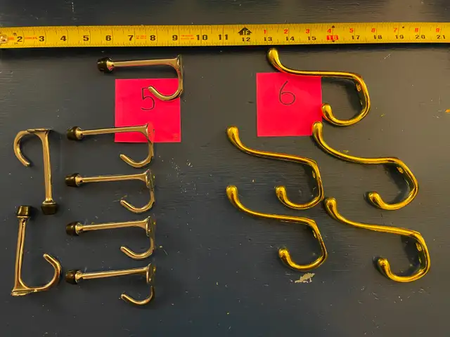 Coat Hooks (Various Styles)515343543897303043