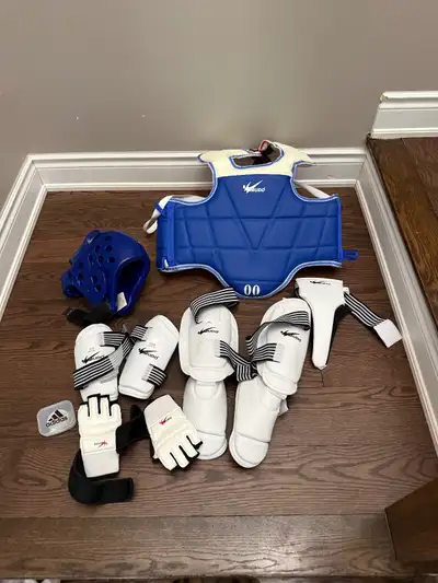 Size 00 small for 5/6 year old martial arts gear, View more