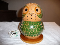 Handcrafted Owl Lamp