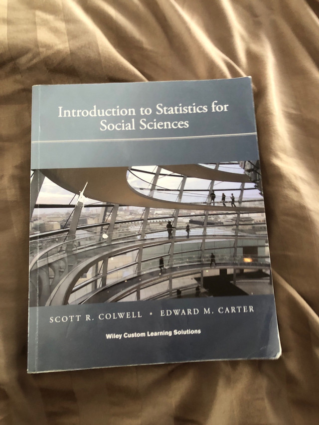 Intro to stats for social sciences  in Textbooks in Oakville / Halton Region