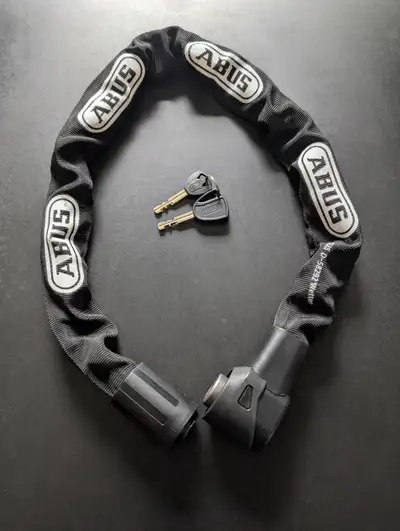 ABUS Chain Lock for bike, heavy duty, never used, like new, 34", View more