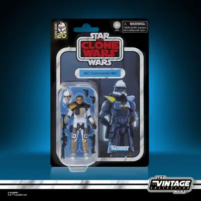 Star Wars the Vintage Collection Exclusive Clone Wars ARC Commander Blitz Action Figure. New in pack...