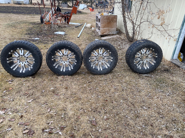 F350 after market rims  in Tires & Rims in Red Deer