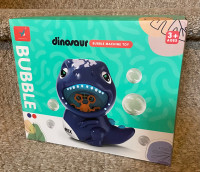 Brand new musical light dinosaur bubble machine