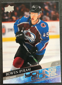 Bowen Byram Young Guns Rookie Card Colorado Avalanche