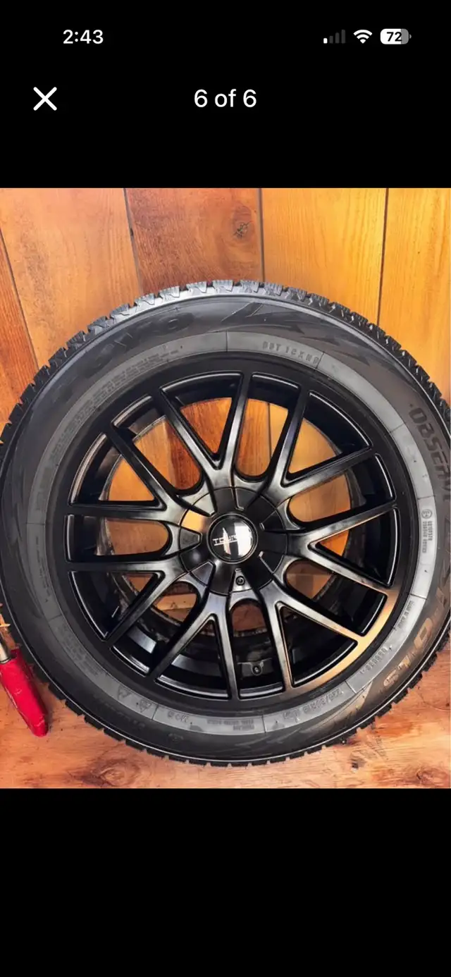 Toyo 18inch winter tires in on Touren TR60 rims like new!