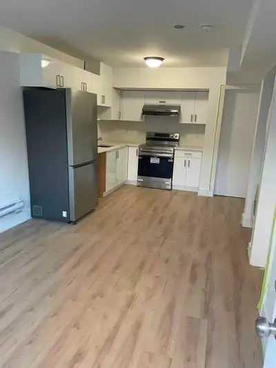 New build two bedroom for rental, with seperate entry, have laundary , stove. walk 10 minutes to wil...