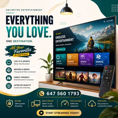 Latest 4k quality content - Multiple devices, View more